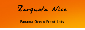 Barqueta Nice - Panama Ocean Front Lots